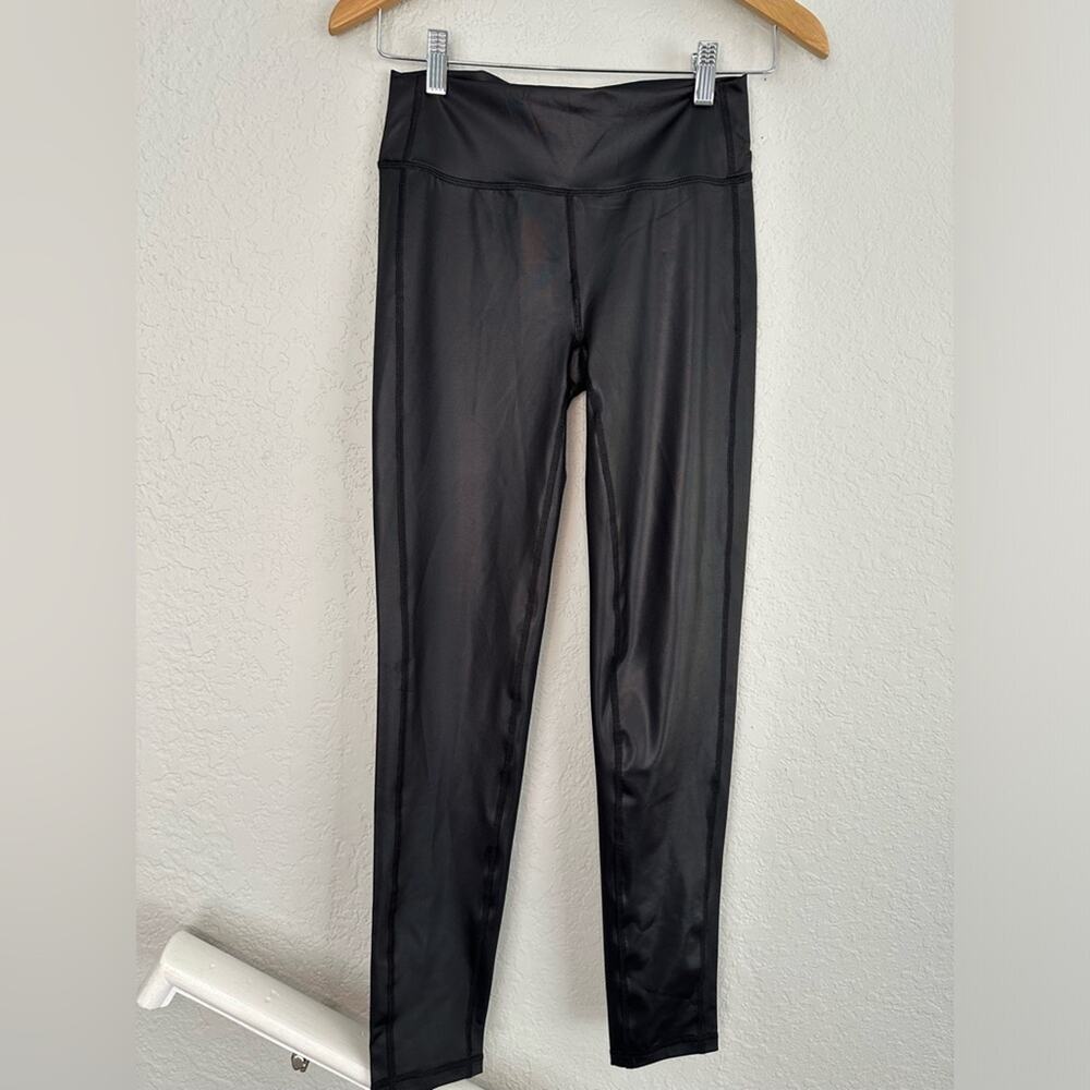 NEW Ralph Lauren Black Label Faux Leather Leggings Glam Mobwife Boss Date Night